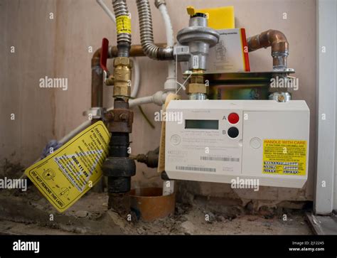 gas meter inside house